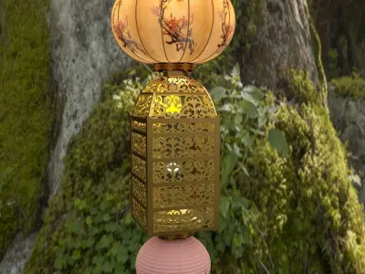 Chinese lantern 3D model 28