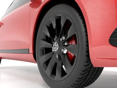 Scirocco volkswagen polo car 3D model