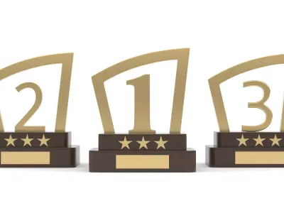 Trophy Cups 3D model