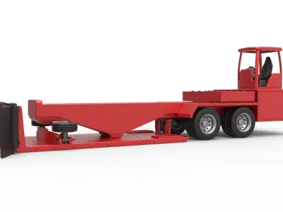 Tractor pulling sled Scale 1 to 25 3D print model