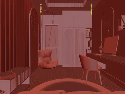 Kids Room 3D model