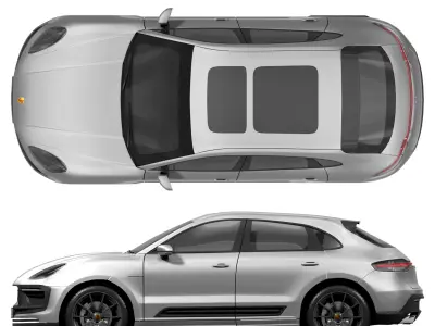 Porsche Macan T 3D model