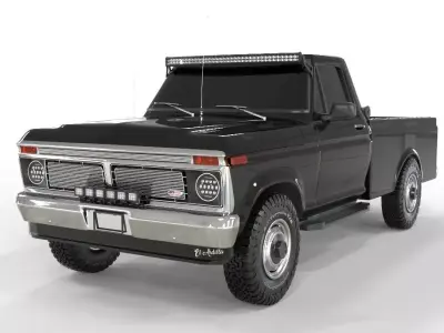 1970 Truck 100 Ranger Pick Up 3D model