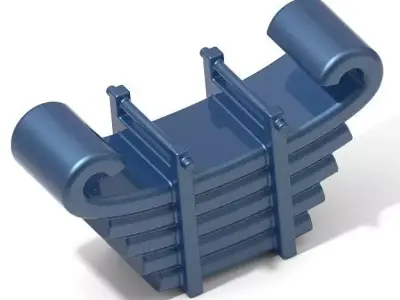 Kids Engineering Leaf Spring 3D print model