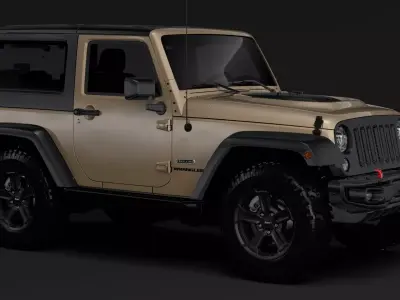Jeep Wrangler Rubicon Recon JK 2017 3D model