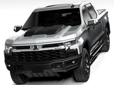 Chevrolet Silverado ZR2 Bison 2023 3D model