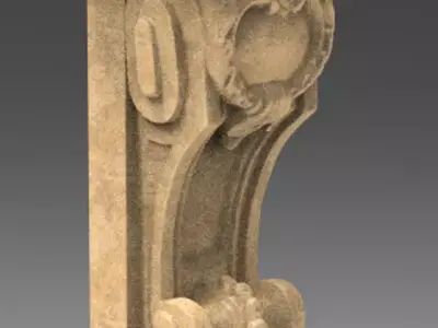 Corbel Decorative 1   3D model 3D model