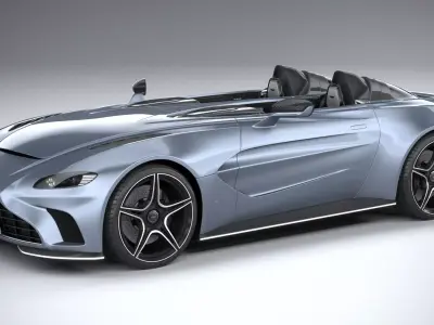 Aston Martin V12 Speedster 2021 3D model