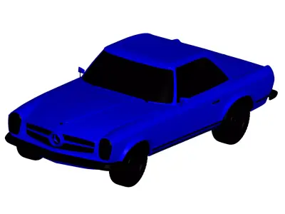 Mercedes Benz SL 1965 3D model