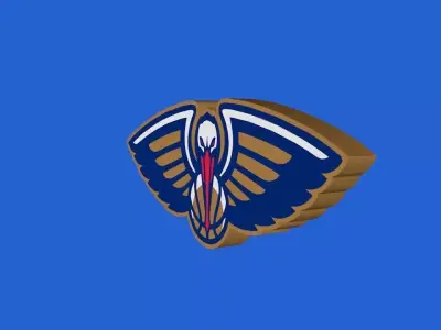 New Orleans Pelicans Team Logo 3D model