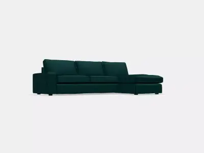 KIVIK 3-seat sofa with chaise longue 1 Low-poly 3D model