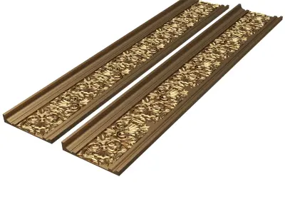 Cornice Decoration Molding 019 Low-poly 3D model