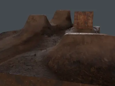 THE RENNER JUMP Low-poly 3D model