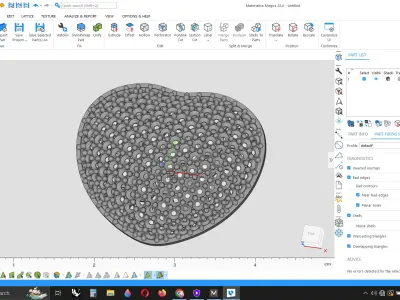 Heart of Gold Pendant Free 3D print model