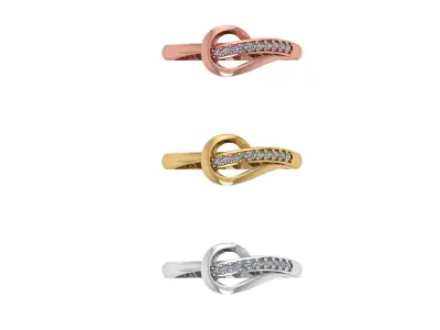 Engagement Ring Free 3D print model 2