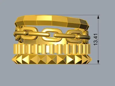 Portofino Ring 3D print model