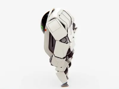 NEXT GEN BOT  Rigged for Unreal Engine - Unity - MIXAMO 3D model