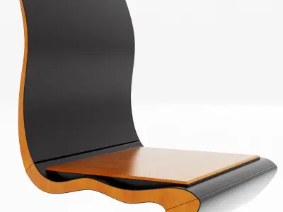 Zig Zag Chair 788 by Garry Knox Bennett 3D model