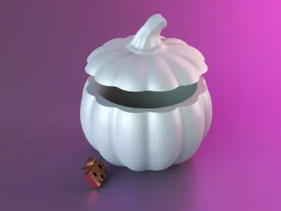 Halloween pumpkin decor 3D print model order