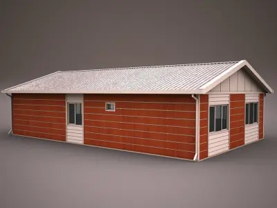 PREFABRICATED BUILDING 3 3D model