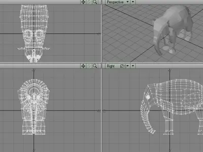 Elephant - Asia Female 3D model