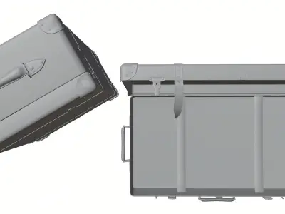 Decorative trunks HG2 3D model