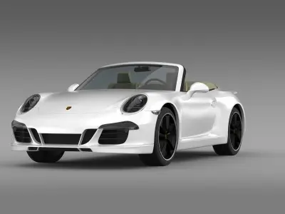 Porsche 911 Exclusive Cabrio 3D model