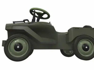 Bobbycar 2 toy jeep 3D model