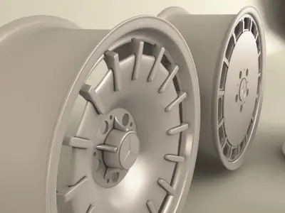 Mercedes Benz Classic Wheels Collection 3D model