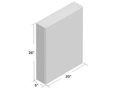 Leadore Surface Mount Frameless Medicine Cabinet Free 3D model