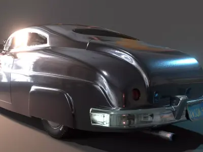 Mercury Monterey 1950 from Stallone movie Cobra 3D model