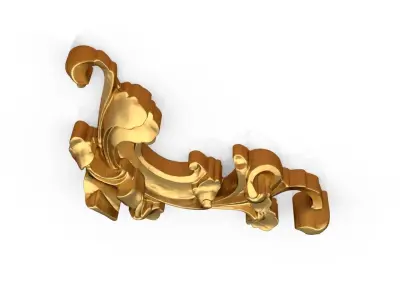 Classic decor ornament 136 3D model