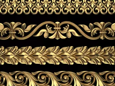 Path Ornament Pack 12 3D model