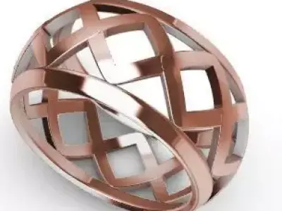 Patterned Ring 3D model Texture Texture