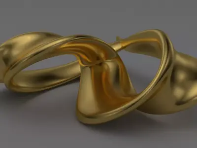 Heart Pendant 3D Model - Elegant Organic Jewelry - 3D Printable 3D print model