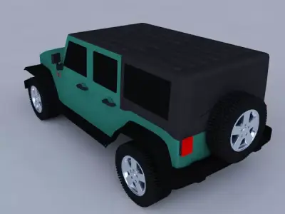  Jeep Wrangler unlimited 3D model