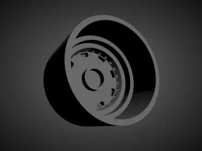 Mugen NR10 scalable and Printable rim 3D print model