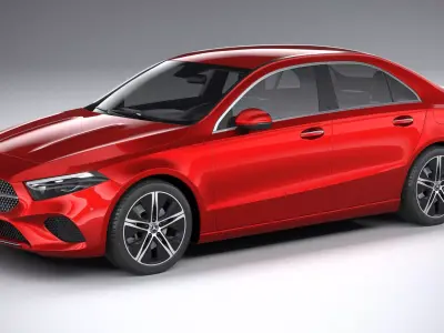 Mercedes-Benz A-Class Sedan Regular 2023 3D model