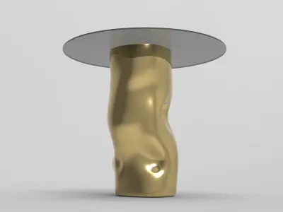 Dalf Side Table Low-poly 3D model