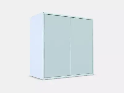 EKET Cabinet w 2 doors and 1 shelf 1 Low-poly 3D model
