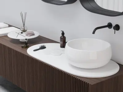 Ceramica Cielo DELFO Bathroom furniture  3D model