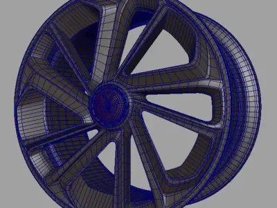 Volkswagen GTI Roadster  Rim 3D model