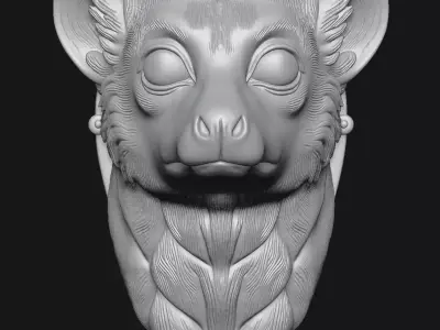 lemur 3D print model