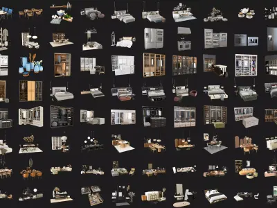 Archmodels Bundle vol 1 - home furniture and appliances 3D model
