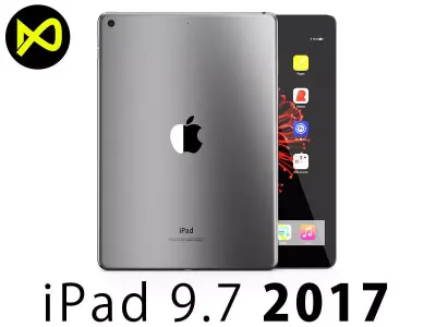 Apple iPad Pro 97 Inch Wifi Space Grey 3D model