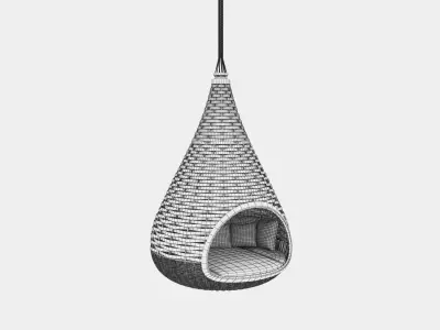 DEDON Nestrest Hanging Lounger Low Poly 3D model