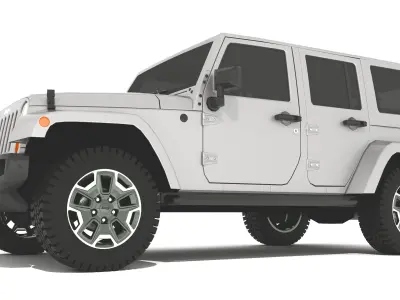 Jeep Commander 4K 3D model