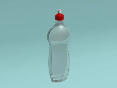 Dish Soap Plastic Container Free 3D model