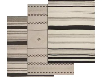Rug Set 2058 3D model