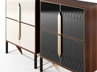 Capital Collection PRISMA Highboard 3D model